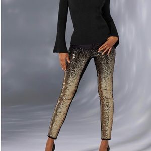 Boston Proper Ombré Sequin Jeans NWT